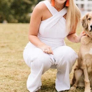 Karlie Clothes White Jumpsuit